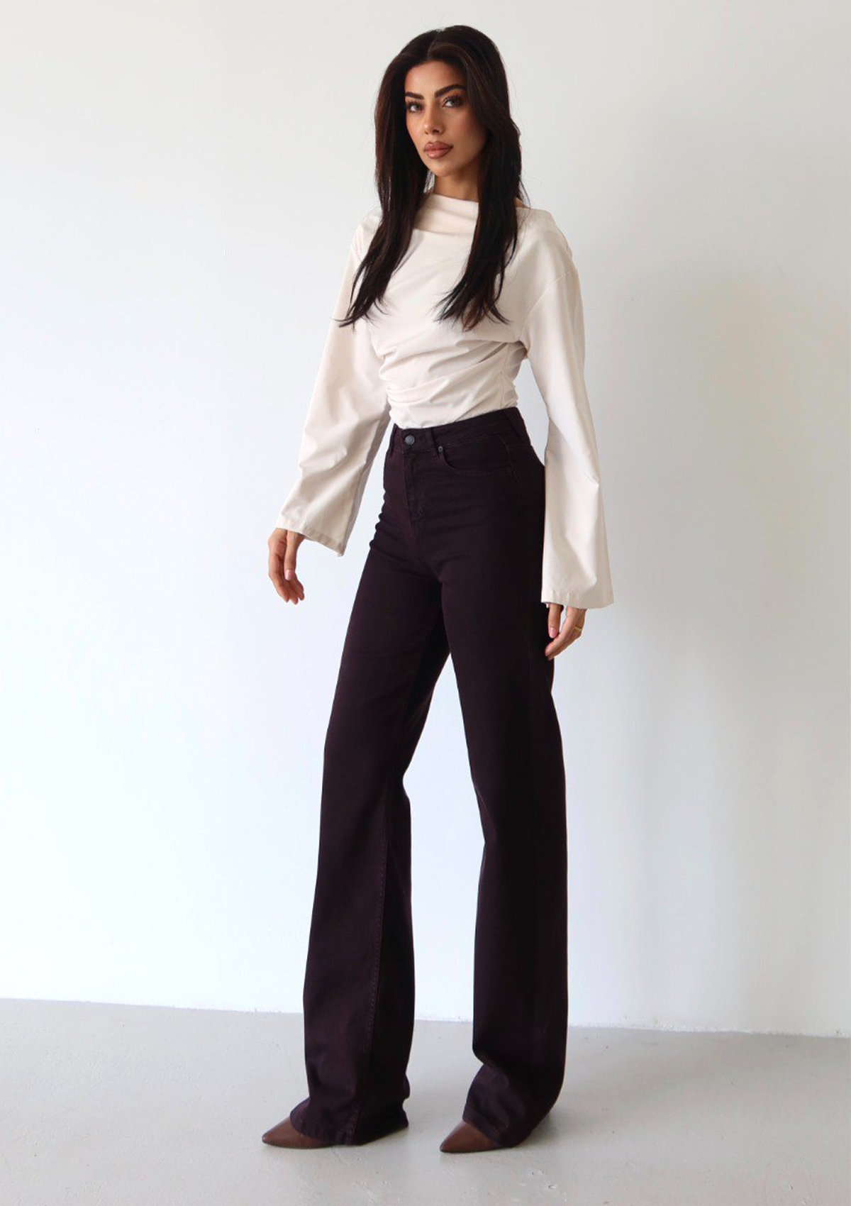 Nita Wine Straight Jean
